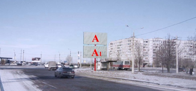 Щит 6x3,  ул.Куприна/ б-р Шевченко (кольцо "две плоск.")