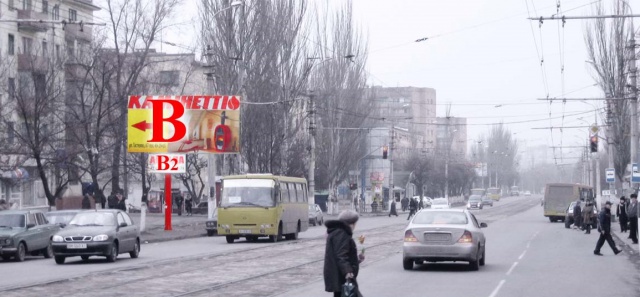 Щит 6x3,  пр. Металлургов/ ул.Покрышкина (о-р "Азовочка")