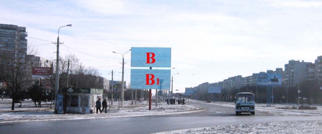 Щит 6x3,  ул.Куприна/ б-р Шевченко (кольцо "две плоск.")