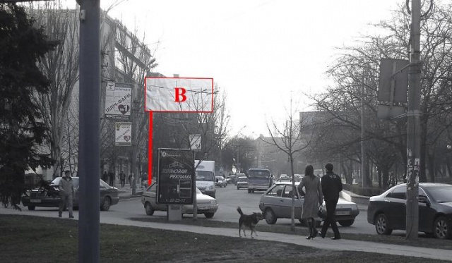 Щит 6x3,  пр.Ленина/ул. Артёма (школа искусств)